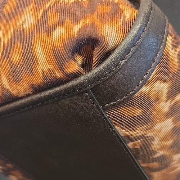 Coach Leopard Print Shoulder Bag - Brown and Black - Picture 6 of 16